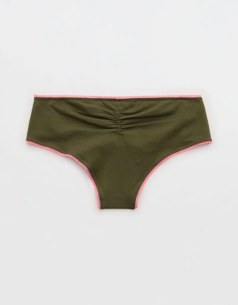 Aerie  Superchill Cotton Picot Cheeky Underwear for Women | Best Price UAE